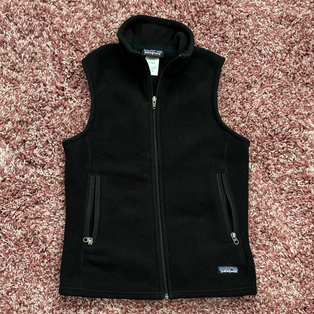 Patagonia Synchilla Black Zip-Up Vest